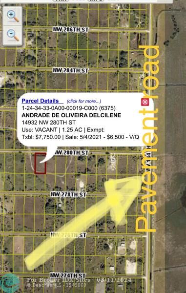 Details for 14932 280th St, Okeechobee, FL 34972