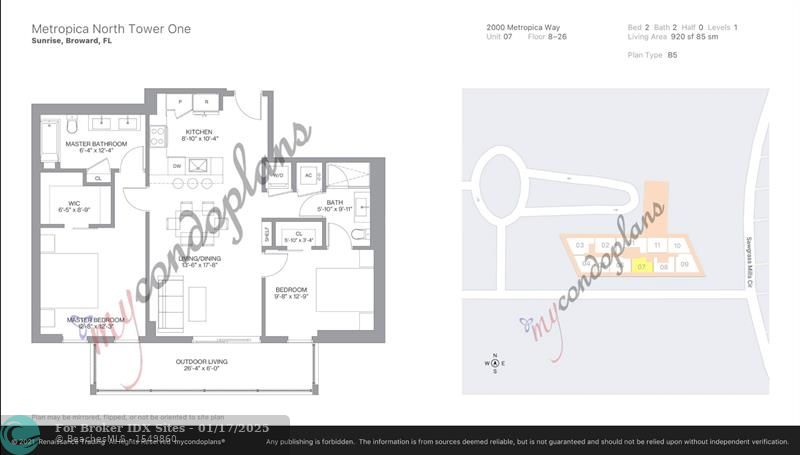 Image 36 of 39 For 2000 Metropica Way  1007