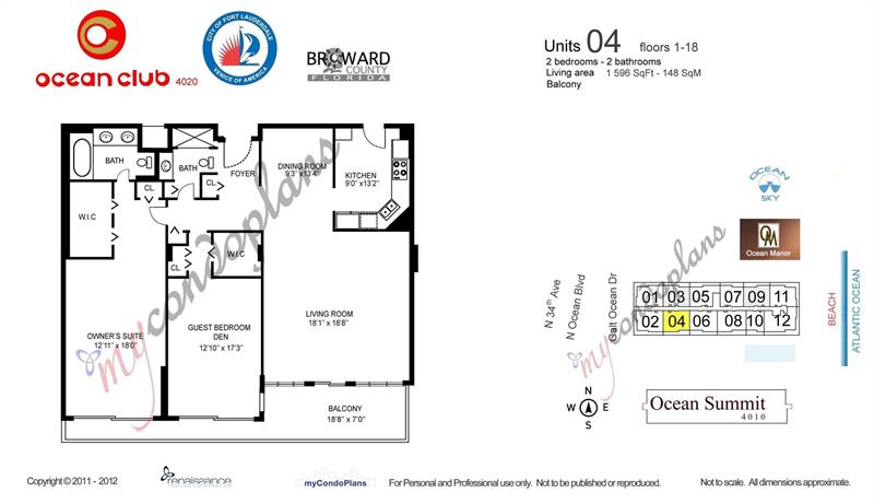 Image 5 of 64 For 4020 Galt Ocean Dr  1004