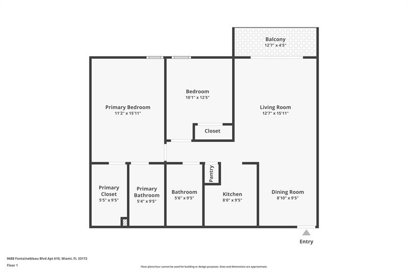Image 38 of 49 For 9688 Fontainebleau Blvd  610