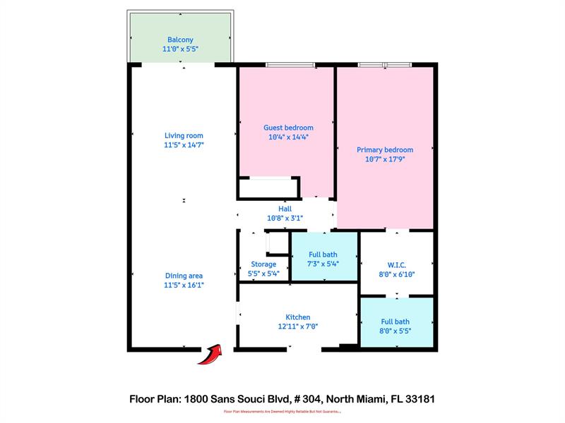Image 7 of 29 For 1800 Sans Souci Blvd  304