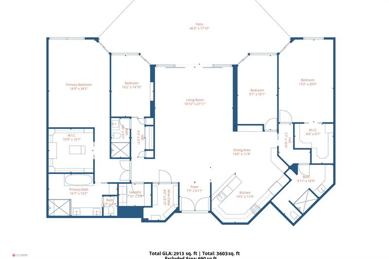 Image 34 of 58 For 3100 Ocean Boulevard  105n