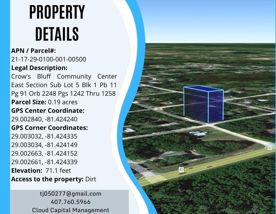 Details for  2nd Avenue , DELAND, FL 32720