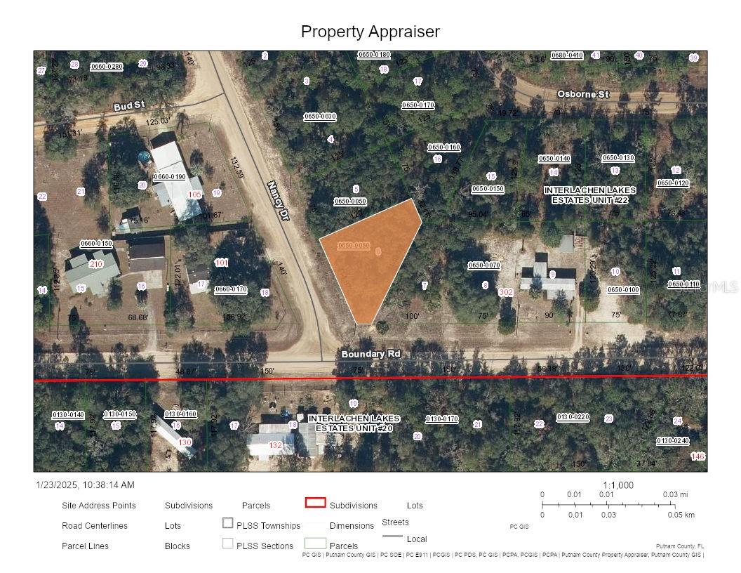Details for Tbd Nancy Drive, INTERLACHEN, FL 32148