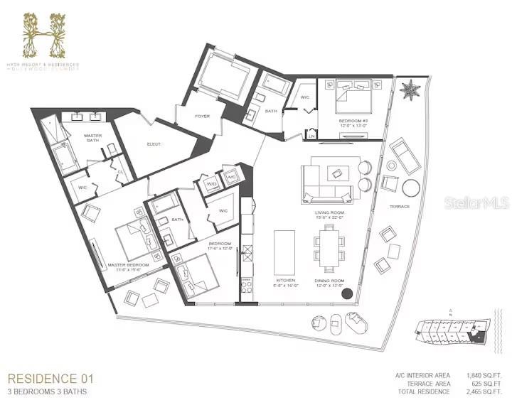 Image 38 of 38 For 4111 Ocean Drive 1801