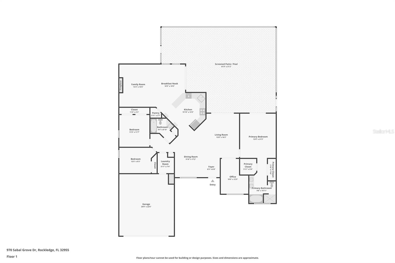 Image 76 of 76 For 970 Sabal Grove Drive