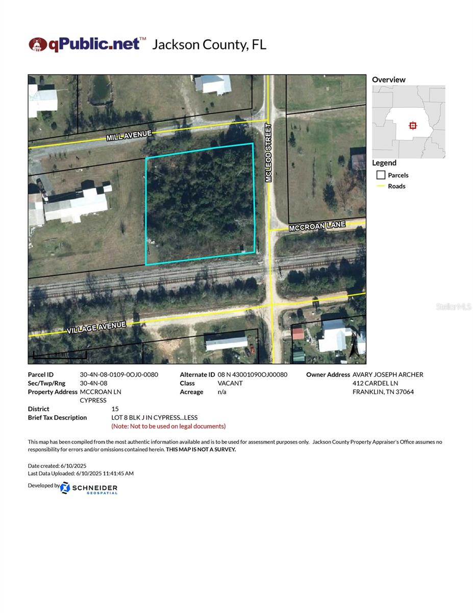 Listing Details for Mccroan Lane, CYPRESS, FL 32432