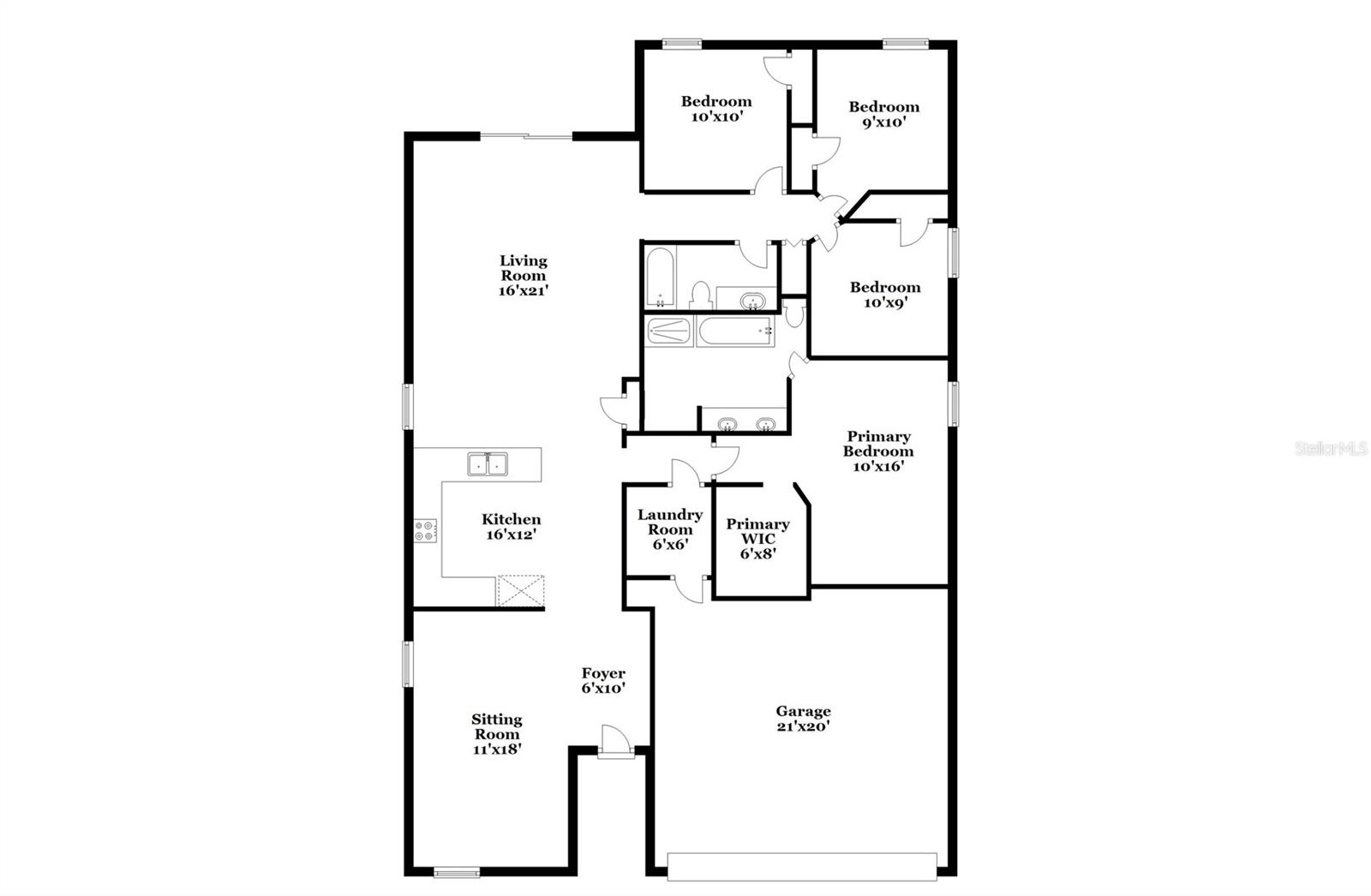 Image 2 of 16 For 1685 Hideaway Flat Street