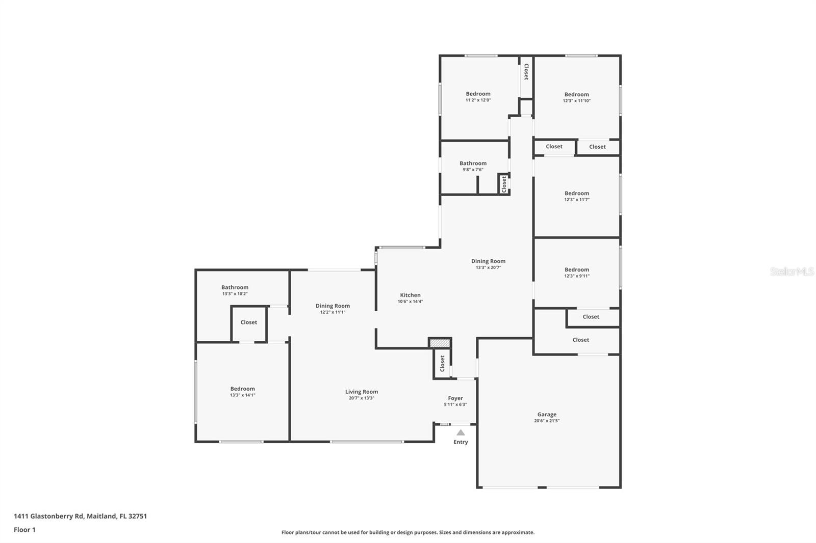 Image 3 of 36 For 1411 Glastonberry Road