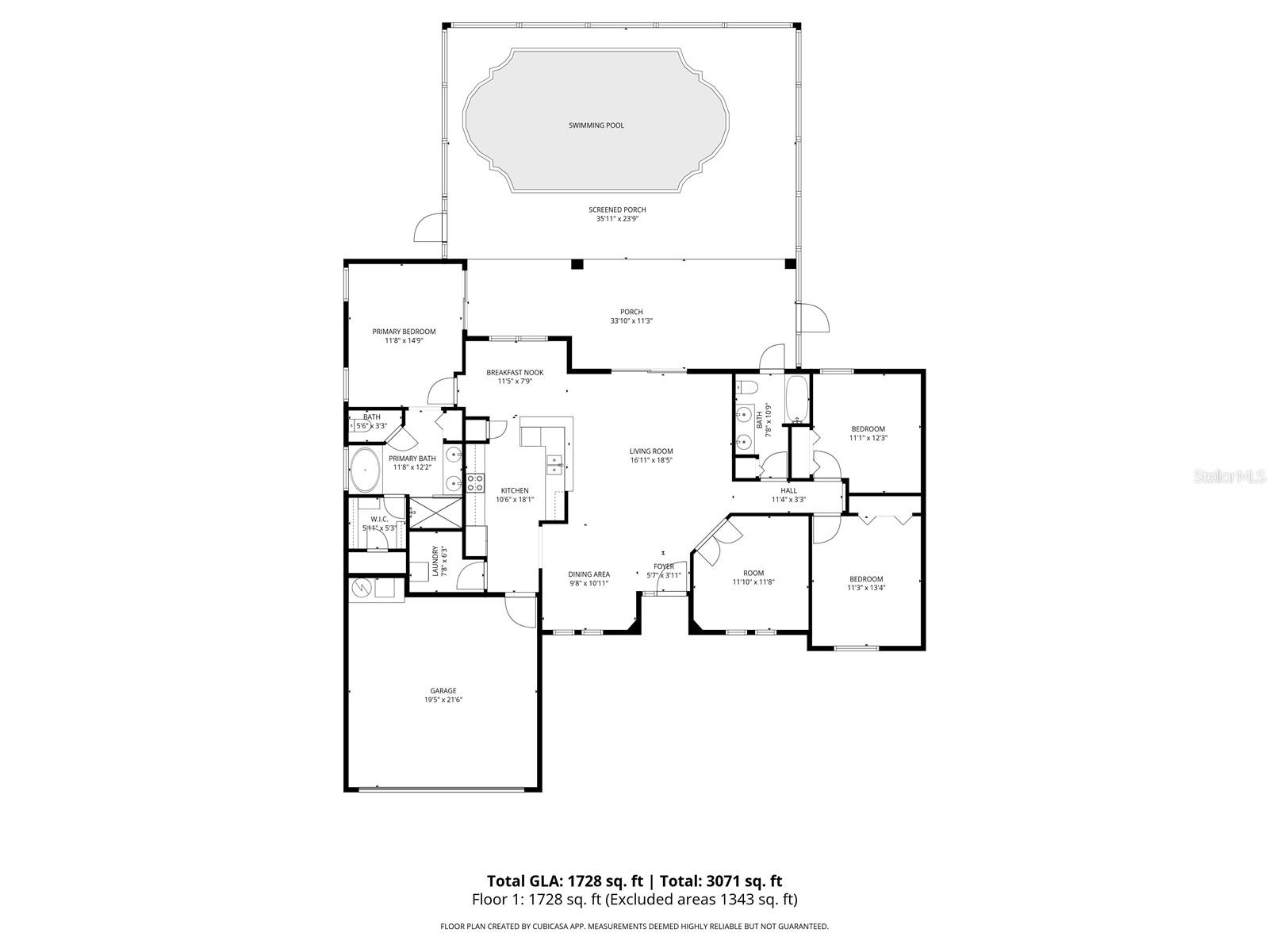 Image 92 of 92 For 3429 Swallow Hill Street