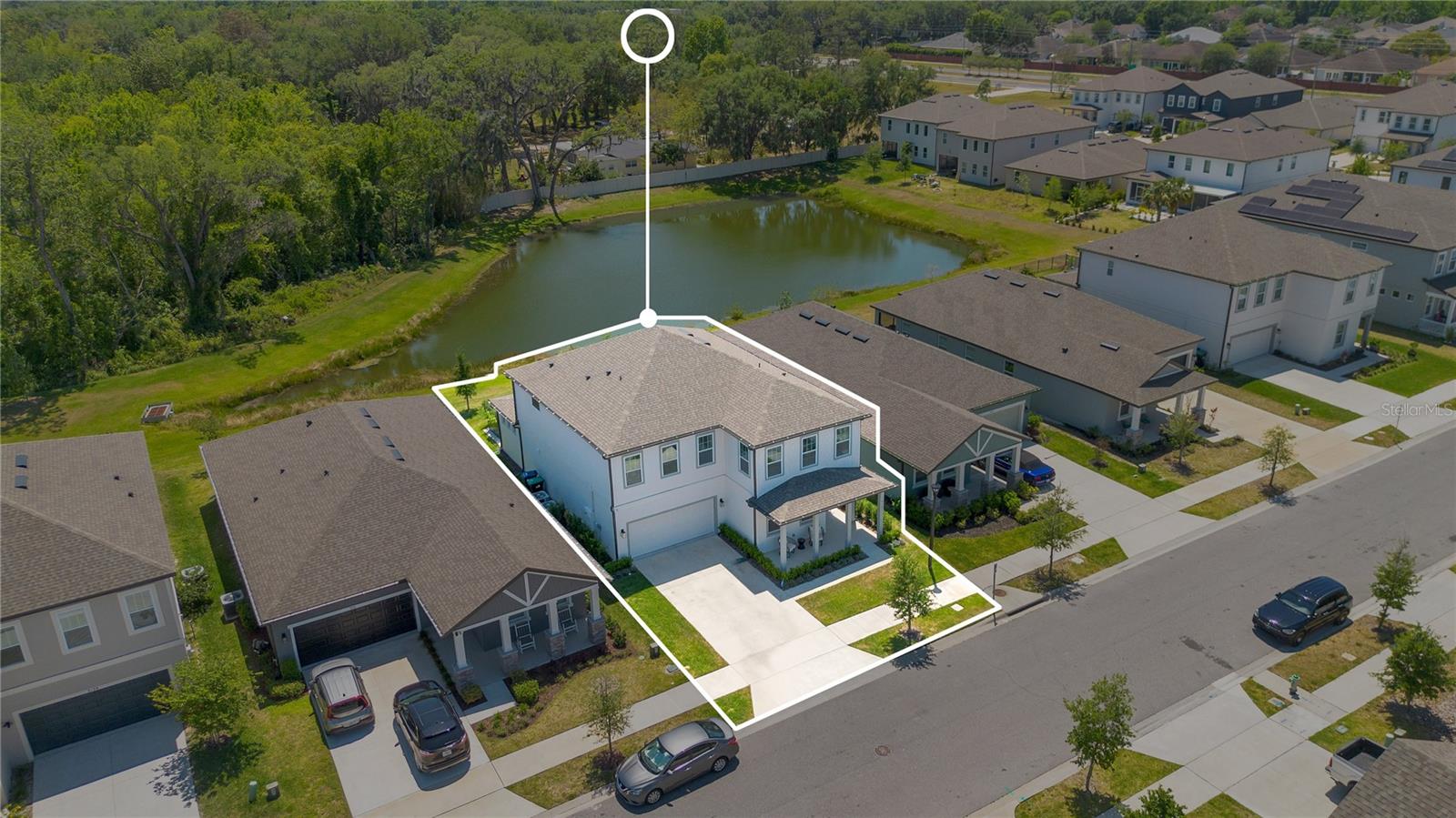 Image 37 of 39 For 9187 Waverly Walk Drive
