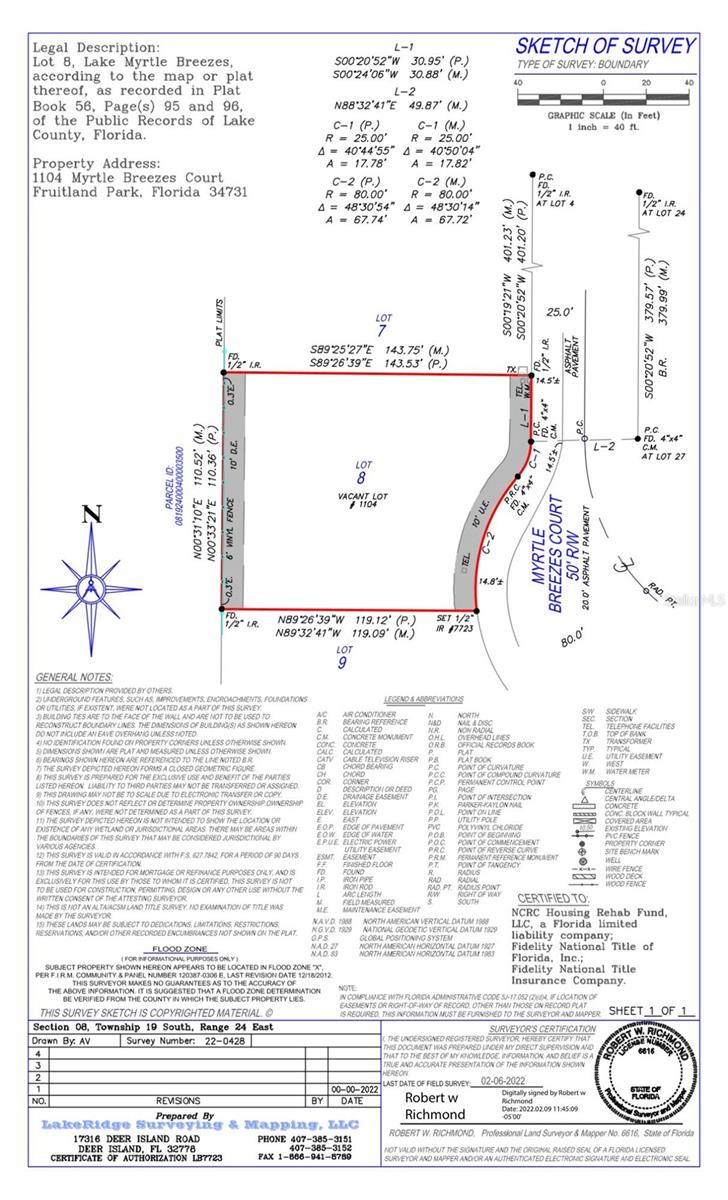 Details for 1104 Myrtle Breezes Court, FRUITLAND PARK, FL 34731