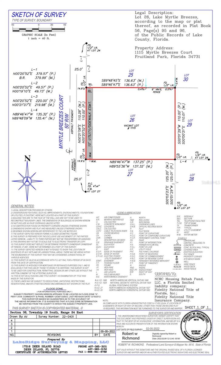 Image 4 of 6 For 1115 Myrtle Breezes Court