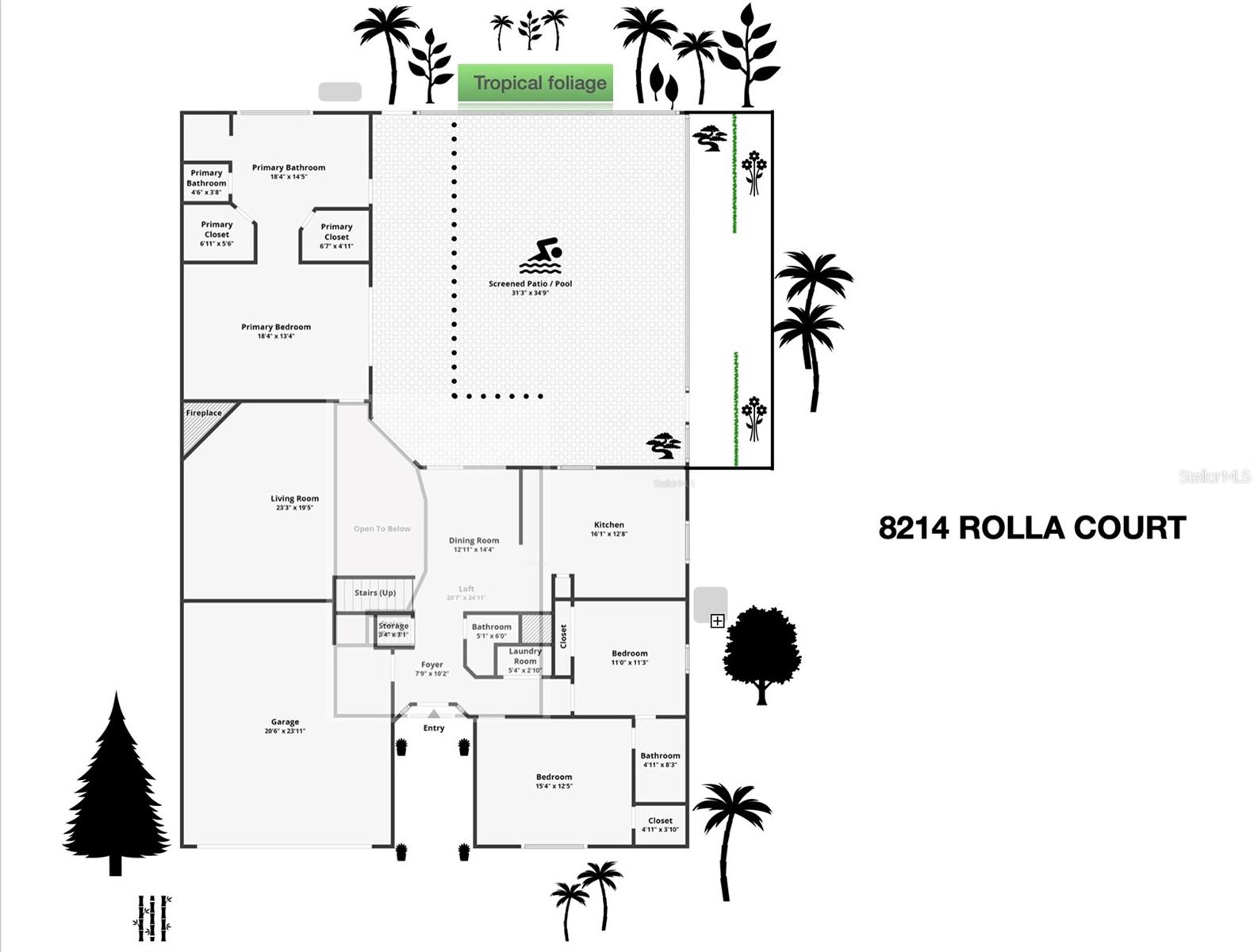 Image 61 of 61 For 8214 Rolla Court