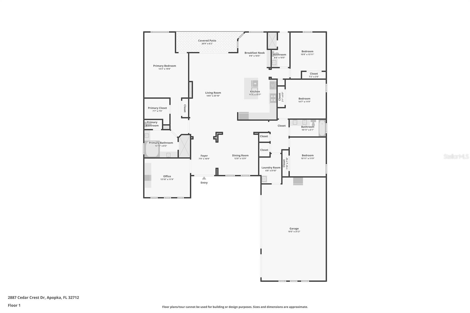 Image 47 of 47 For 2887 Cedar Crest Drive