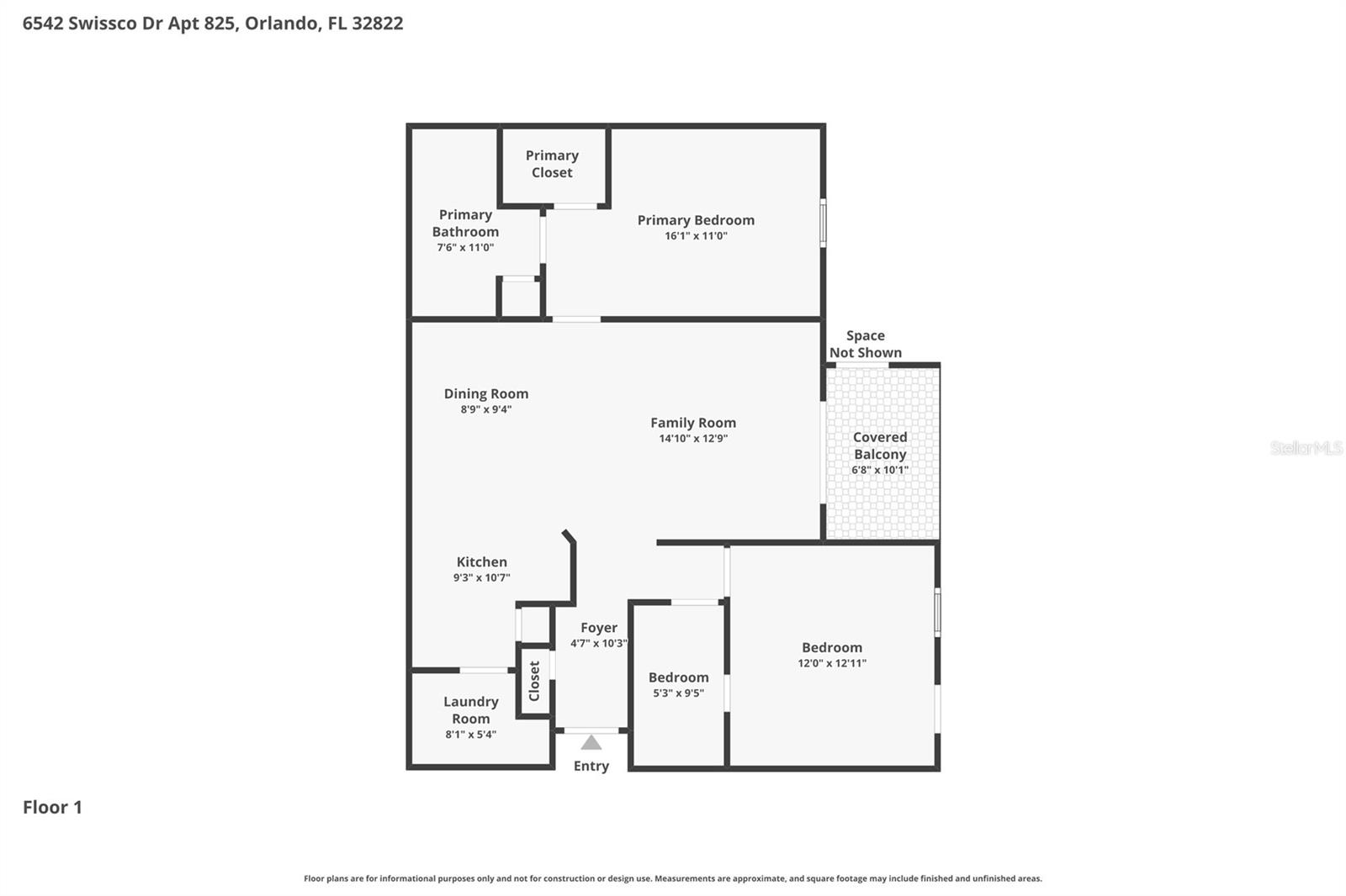 Image 27 of 27 For 6542 Swissco Drive 825