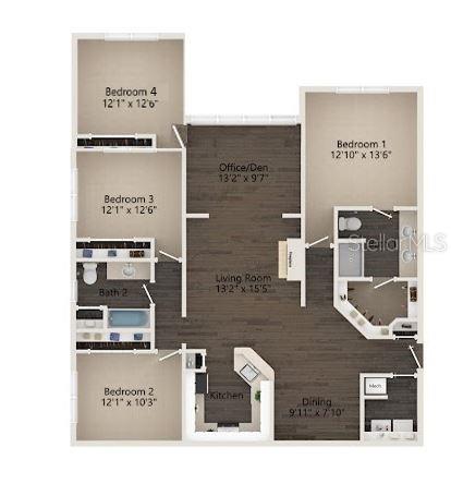 Image 2 of 24 For 3361 Kirkman Road 821