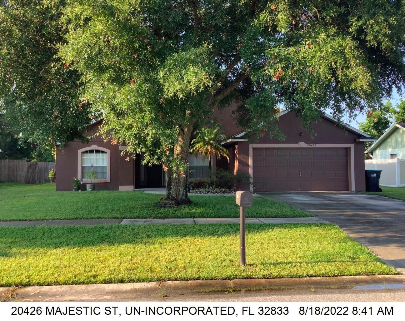 Listing Details for 20426 Majestic Street, ORLANDO, FL 32833