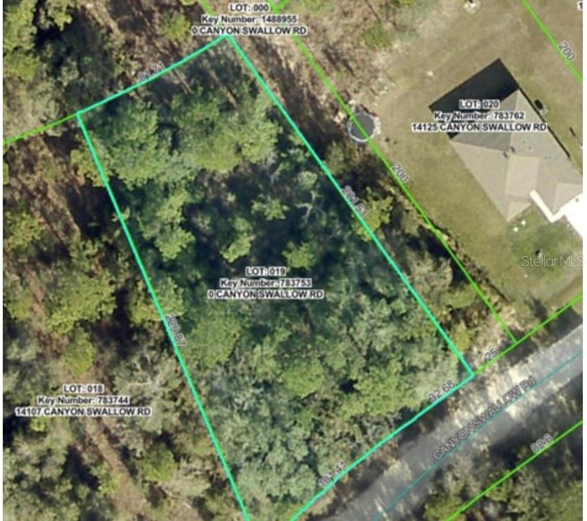 Details for Lot 19 Canyon Swallow Road, WEEKI WACHEE, FL 34614