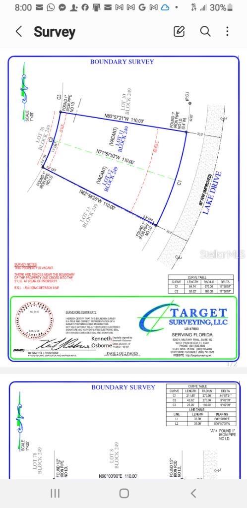 Image 3 of 18 For Lot 11-12 Lake Drive