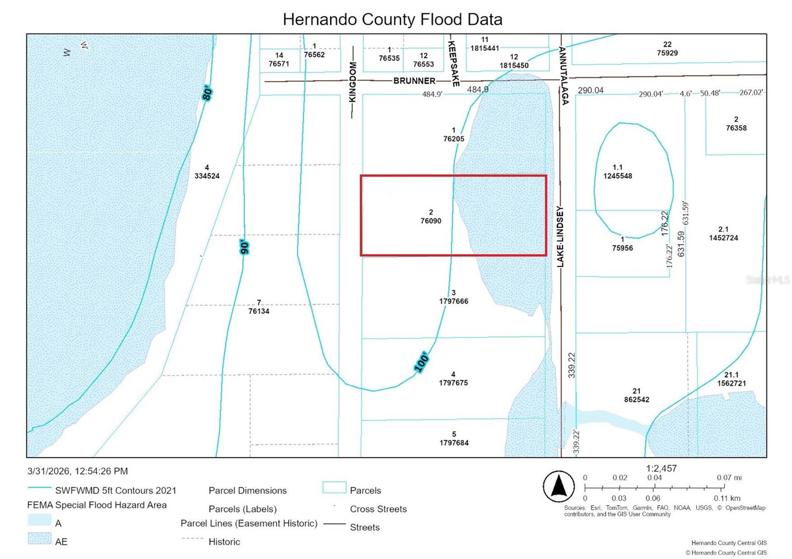 Image 11 of 12 For Lake Lindsey Tract 2 Road