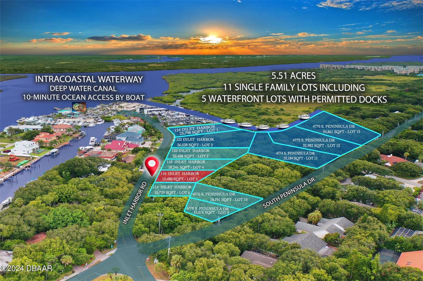 Listing Details for 116 Inlet Harbor Road, PONCE INLET, FL 32127