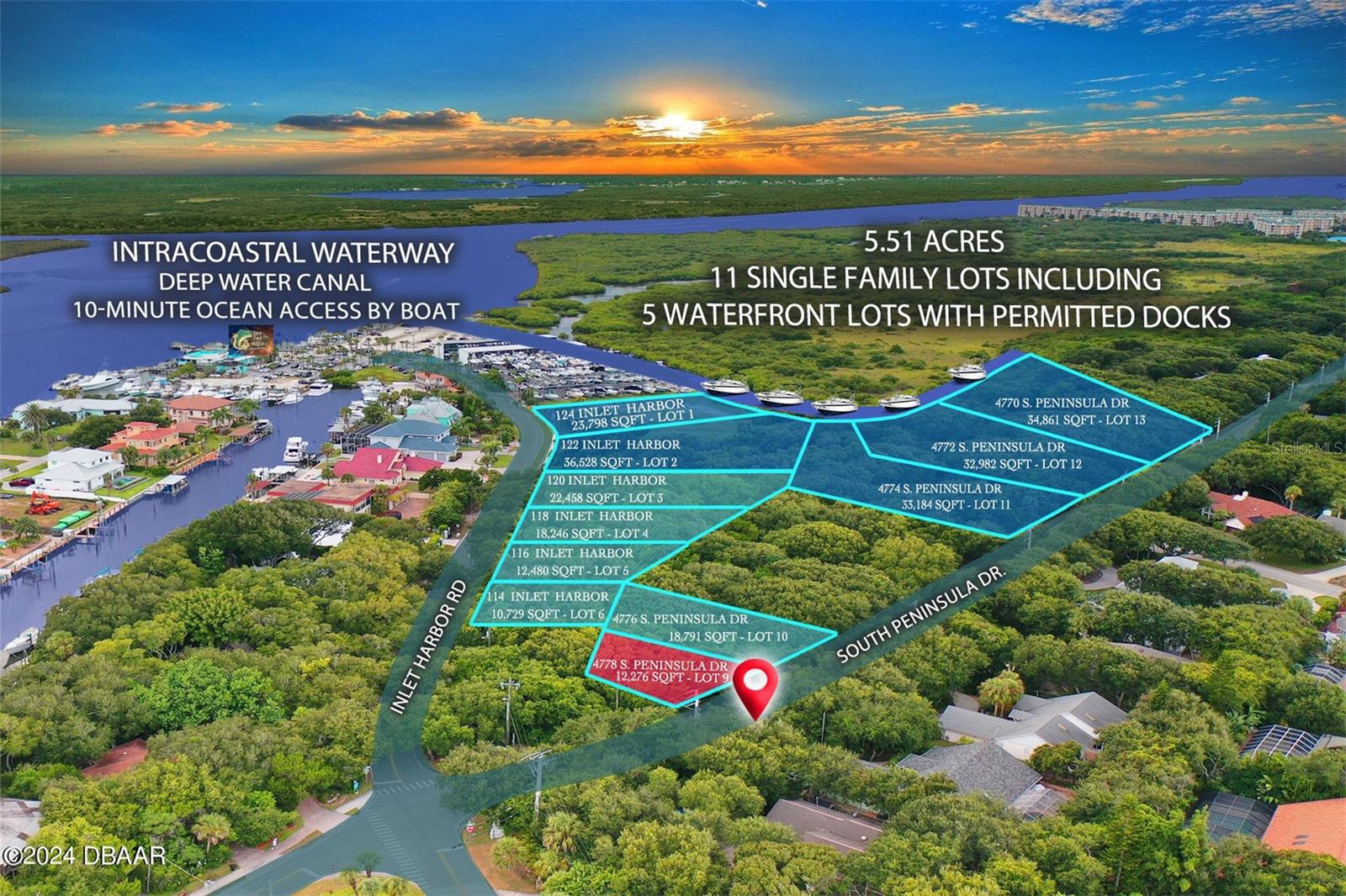 Listing Details for 4788 Peninsula Drive, PONCE INLET, FL 32127