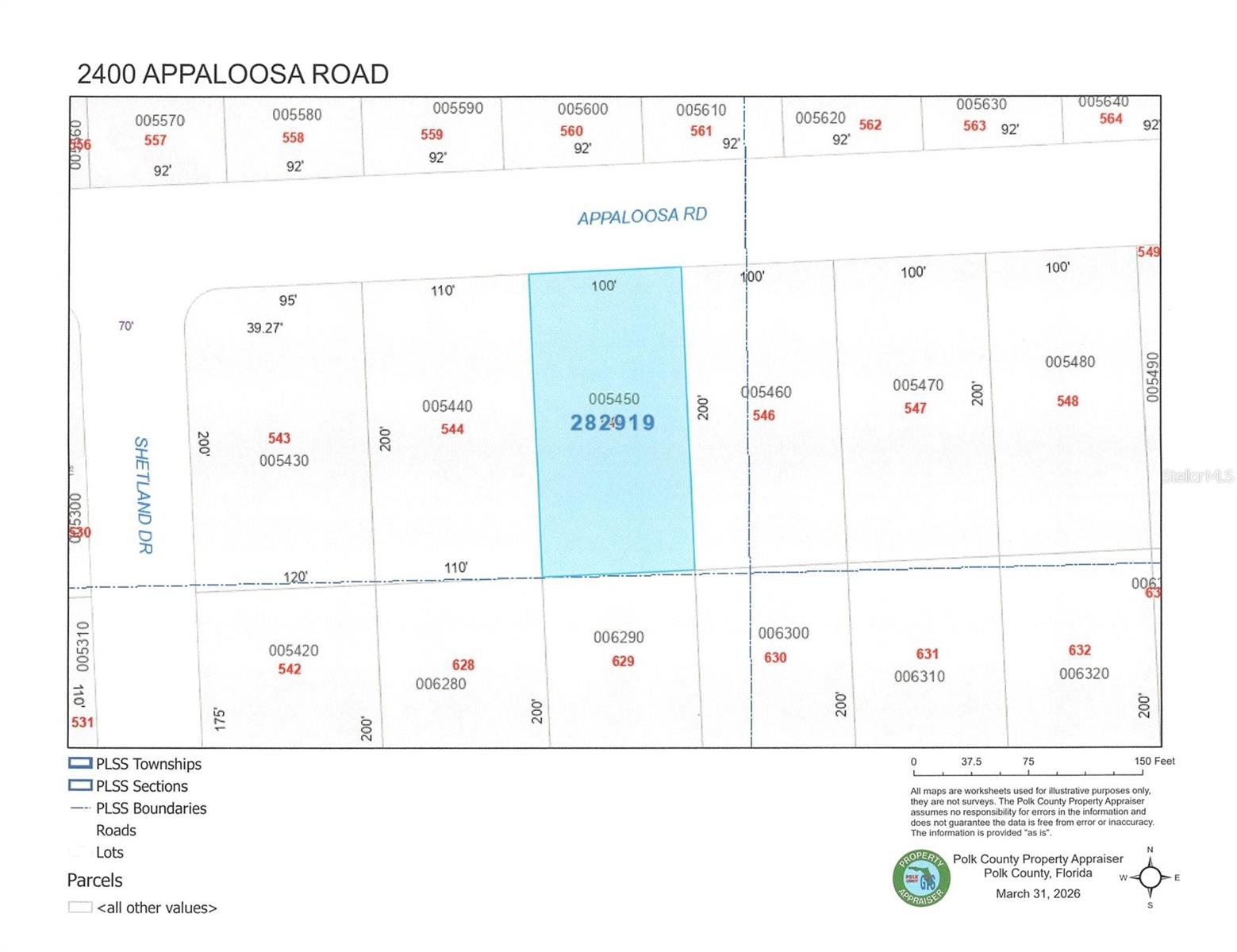 Image 46 of 46 For 2400 Appaloosa Road