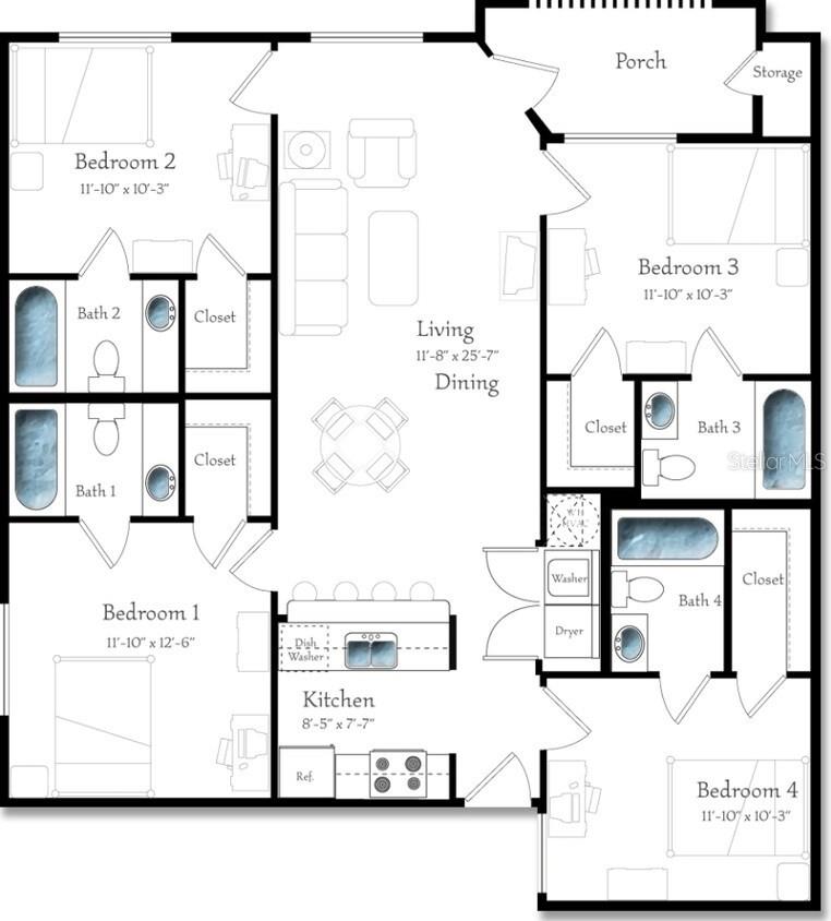 Image 33 of 34 For 4000 23rd Street 3-205