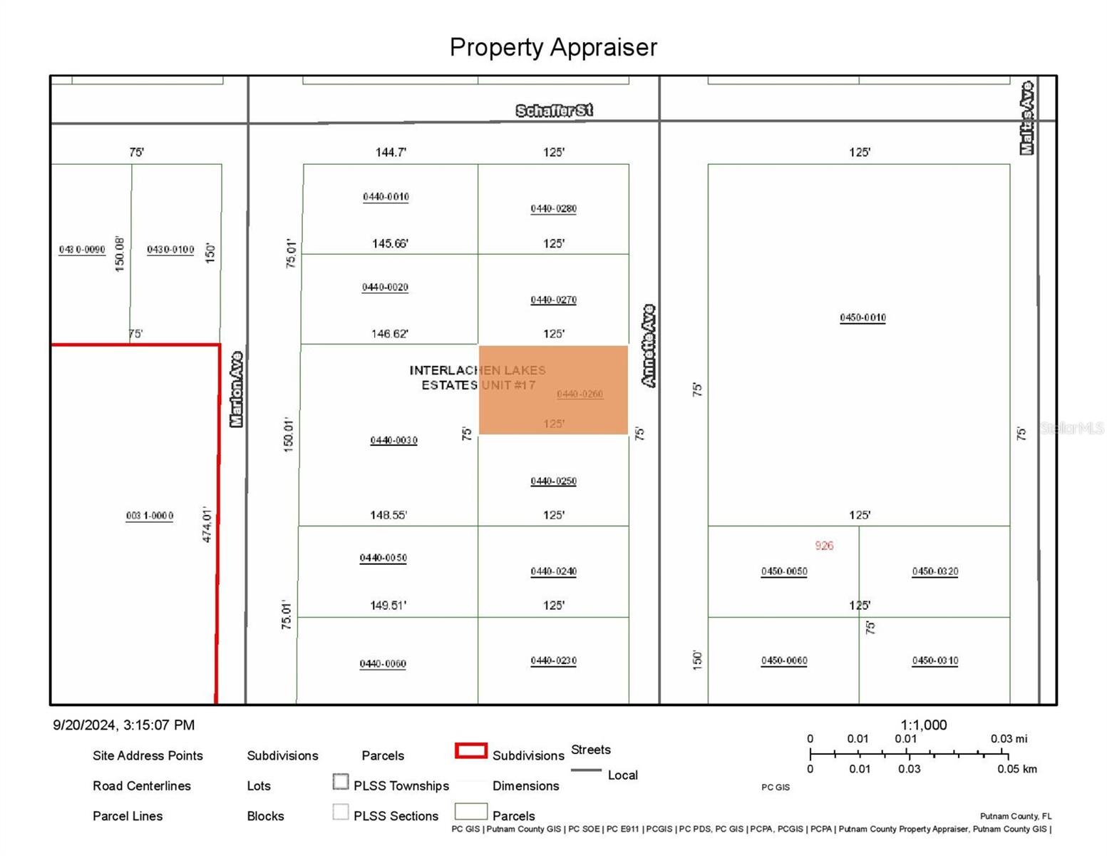 Details for 931 Annette Avenue, INTERLACHEN, FL 32148