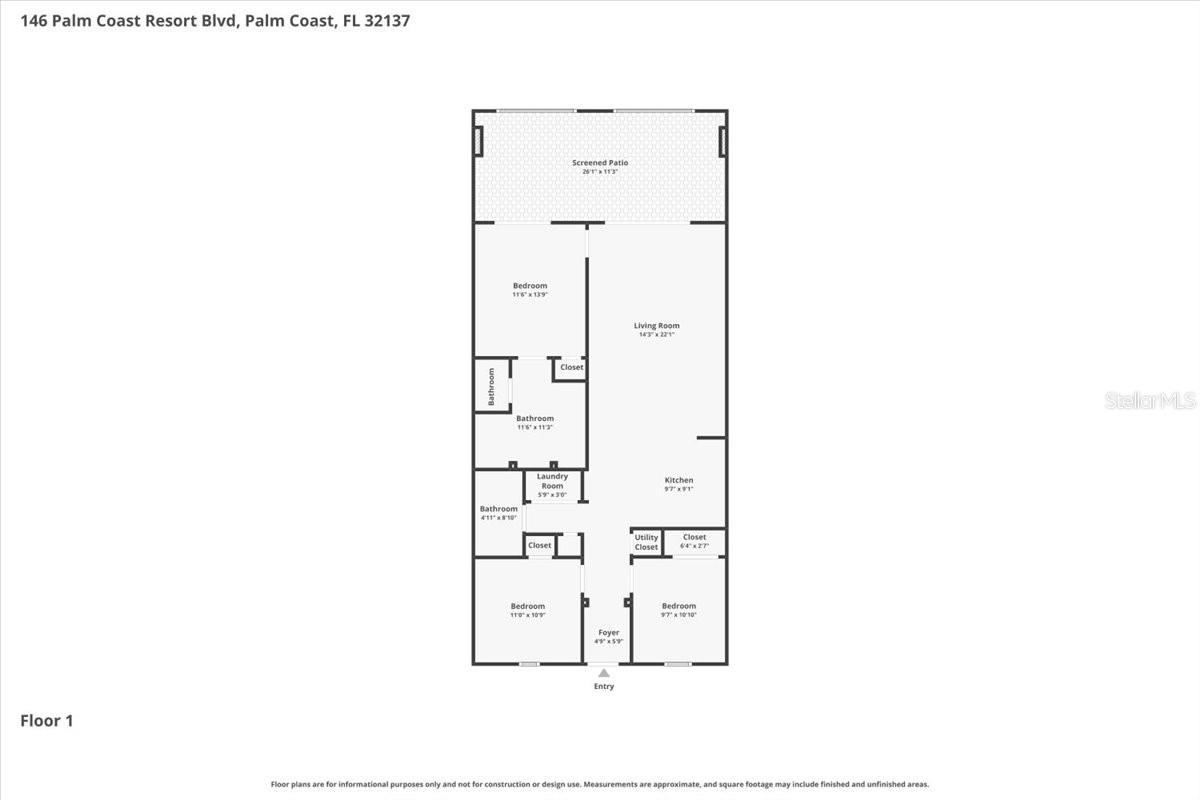 Image 54 of 54 For 146 Palm Coast Resort Boulevard 206