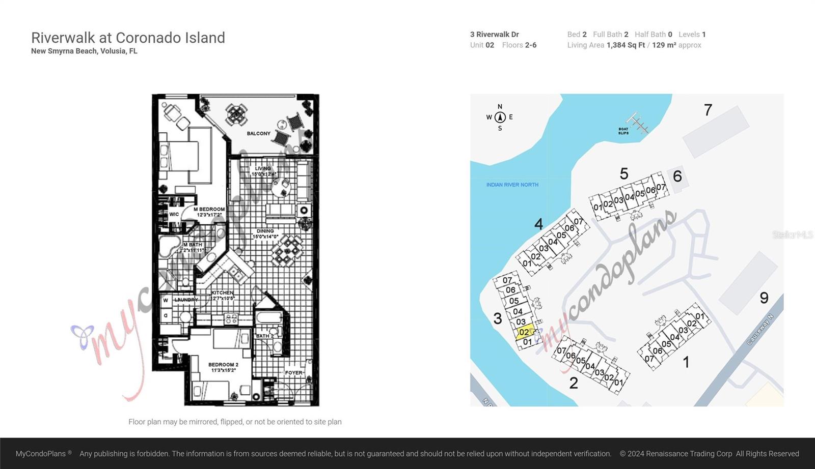 Image 27 of 27 For 3 Riverwalk Drive 202