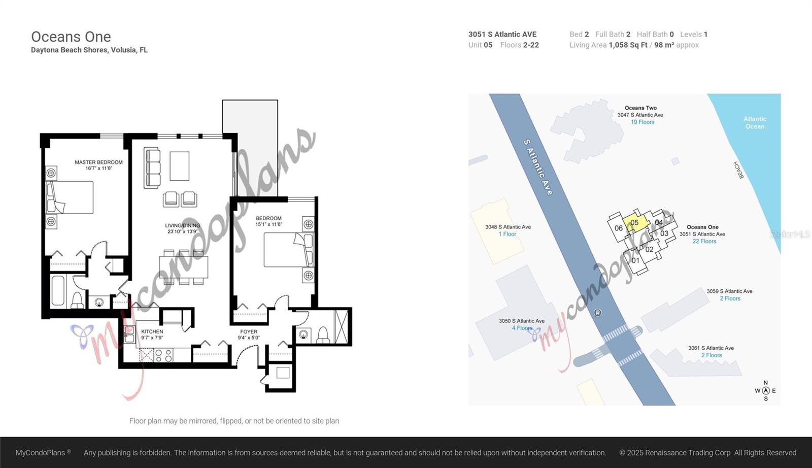 Image 43 of 43 For 3051 S. Atlantic Avenue S050