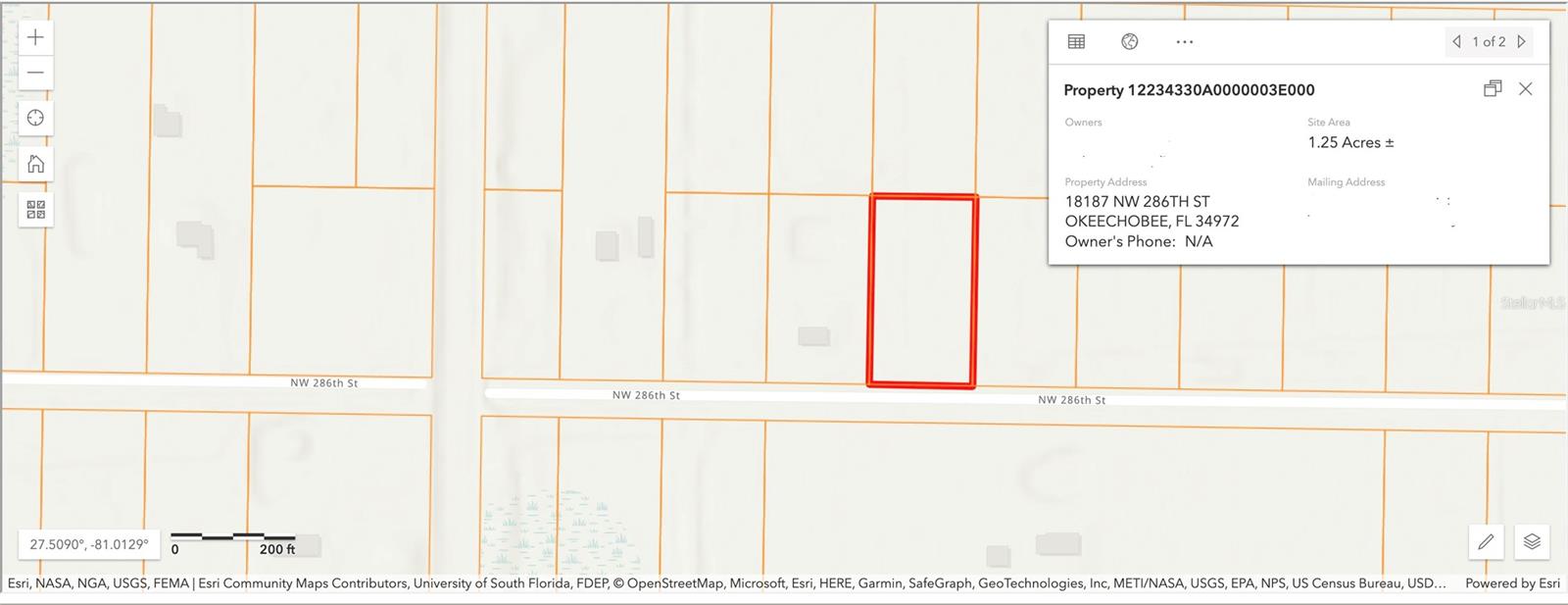 Details for 18187 286th Street, OKEECHOBEE, FL 34972