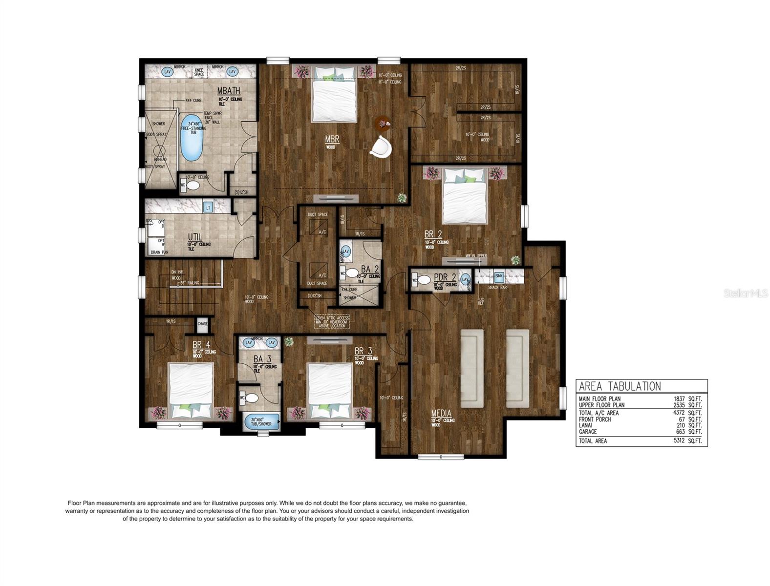 Image 3 of 29 For 3910 San Carlos Street
