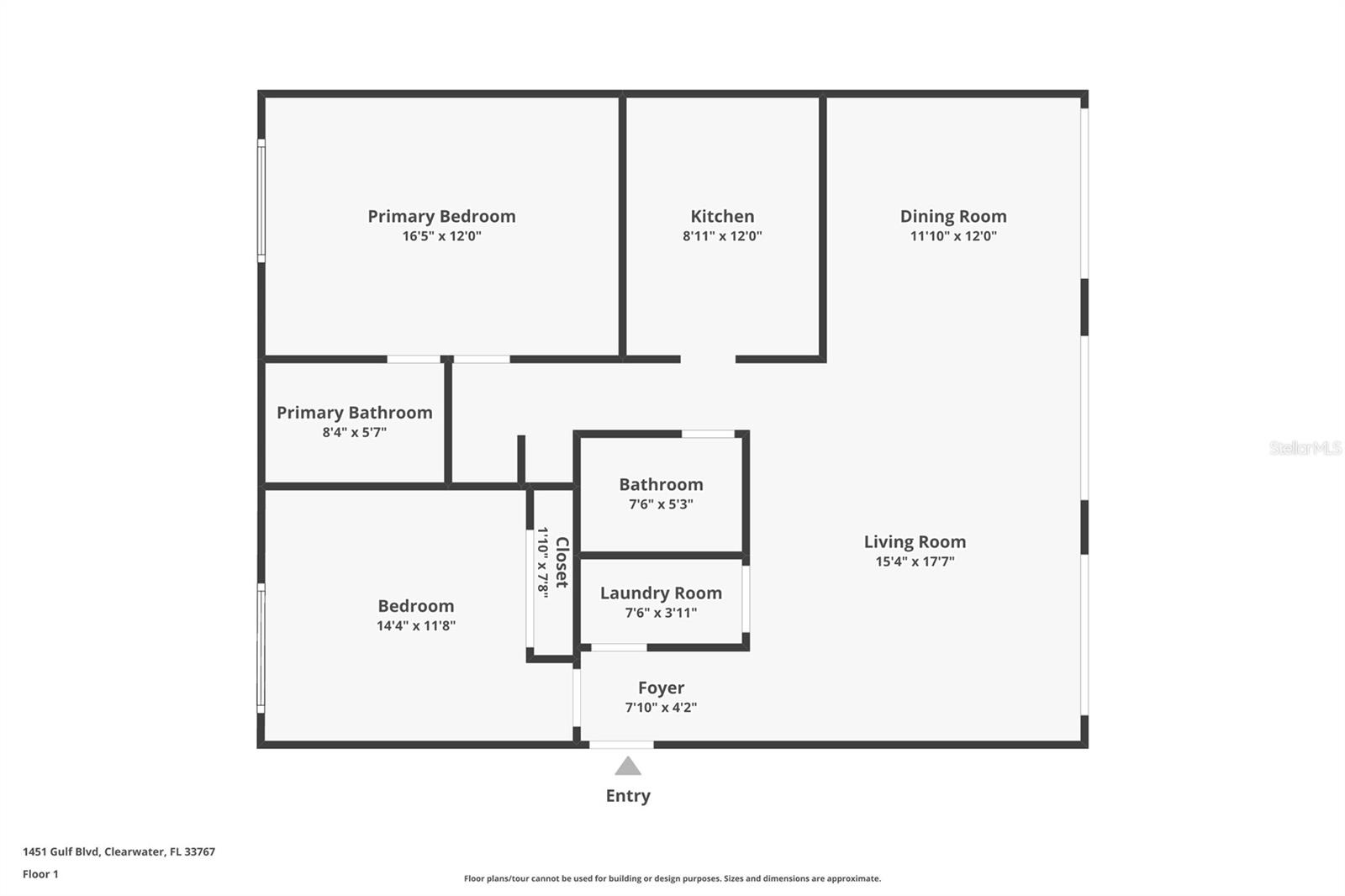 Image 50 of 63 For 1451 Gulf Boulevard 117