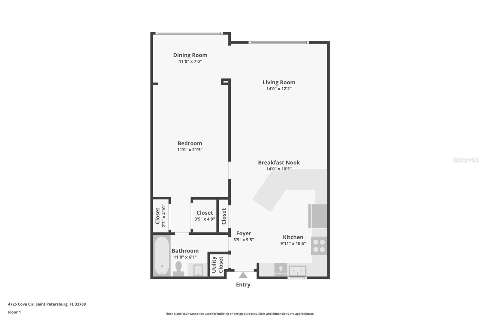 Image 19 of 19 For 4725 Cove Circle 604
