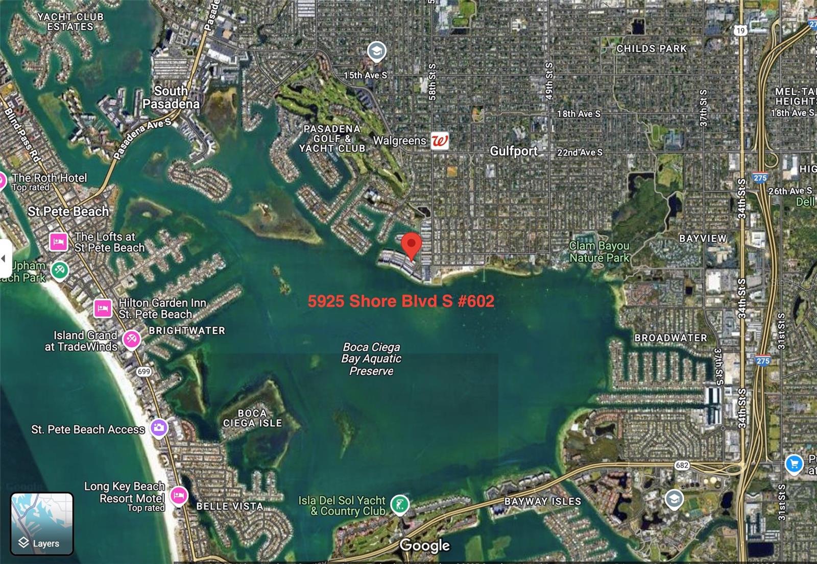 Image 2 of 29 For 5925 Shore Boulevard S 602