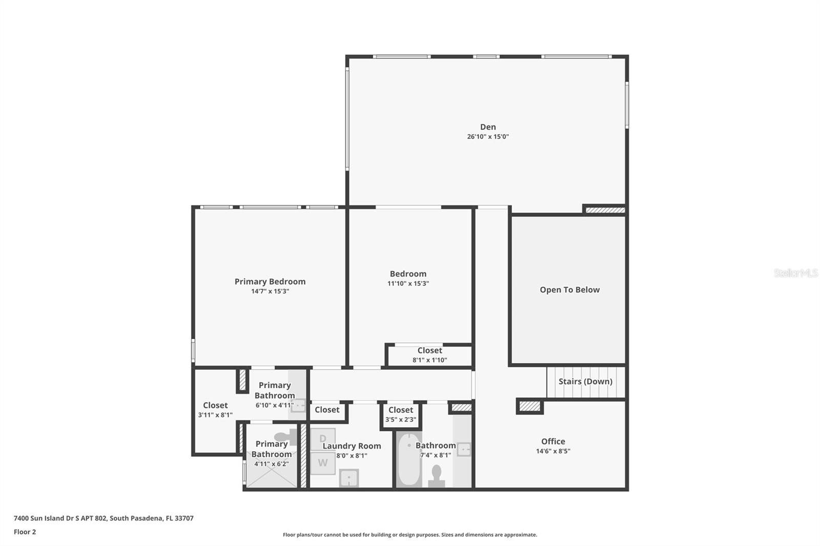 Image 65 of 66 For 7400 Sun Island Drive S 802