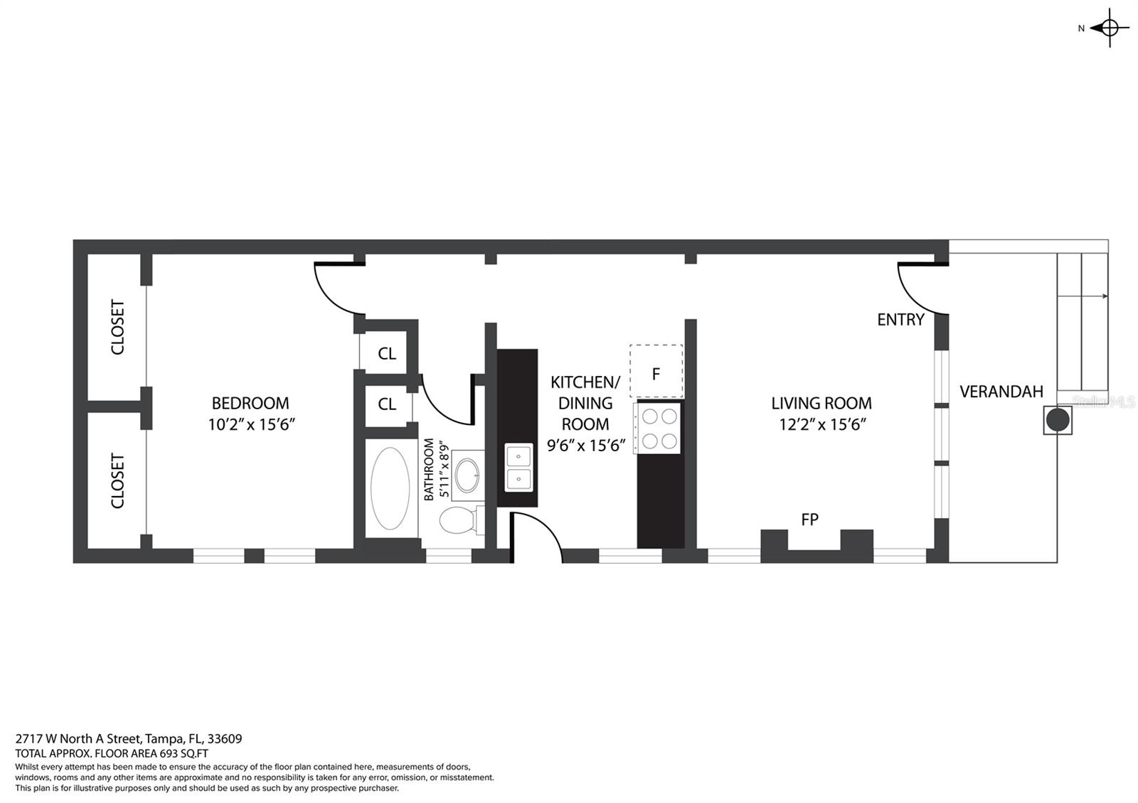 Image 11 of 21 For 2715 North A Street