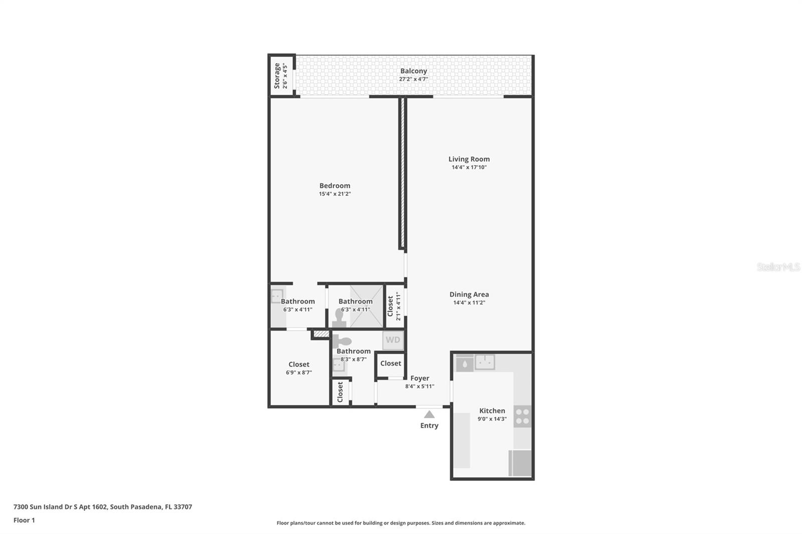 Image 21 of 29 For 7300 Sun Island Drive S 1602