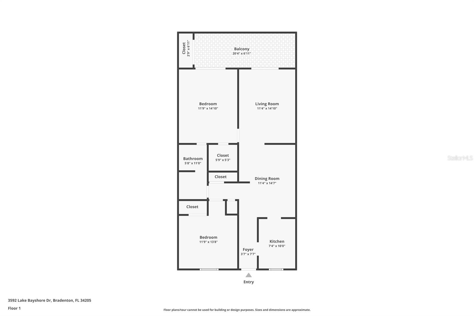 Image 22 of 22 For 3592 Lake Bayshore Drive 217
