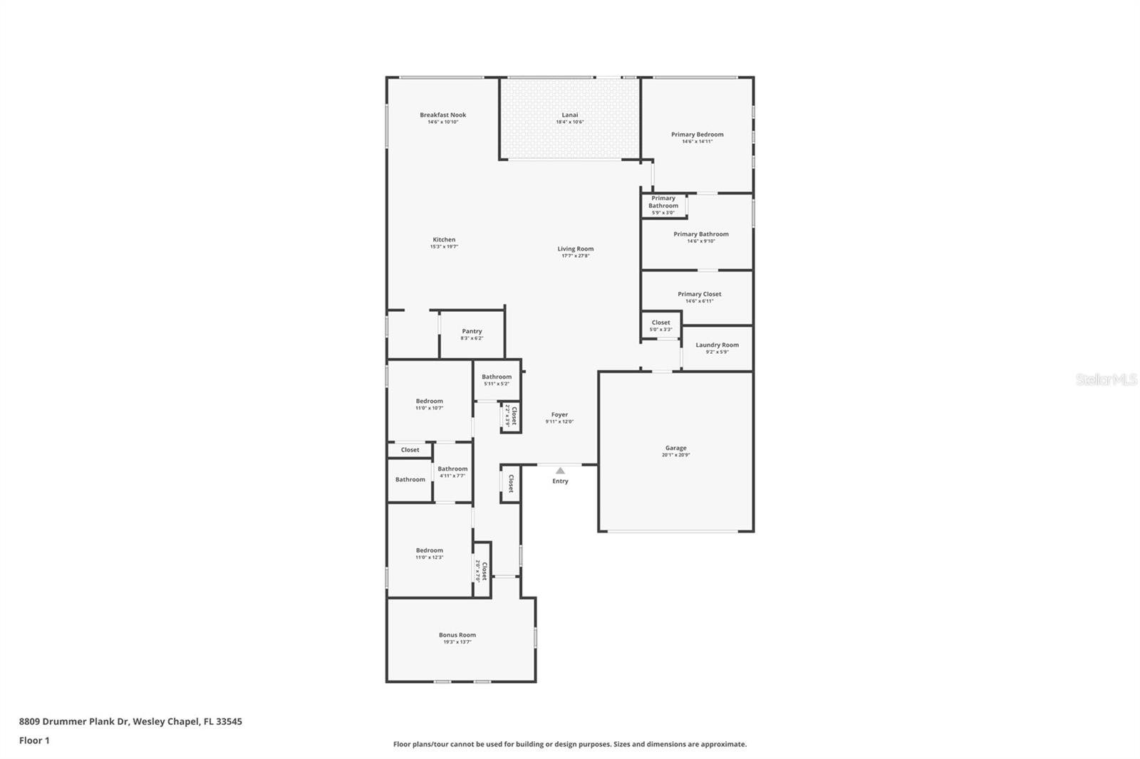 Listing photo id 3 for 8809 Drummer Plank Drive