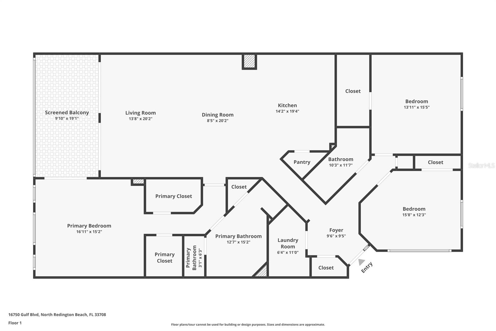 Image 77 of 77 For 16750 Gulf Boulevard 414