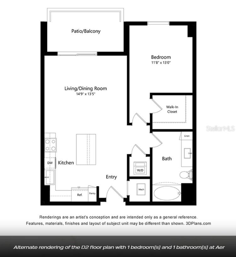 Image 3 of 100 For 300 W Tyler St  1502