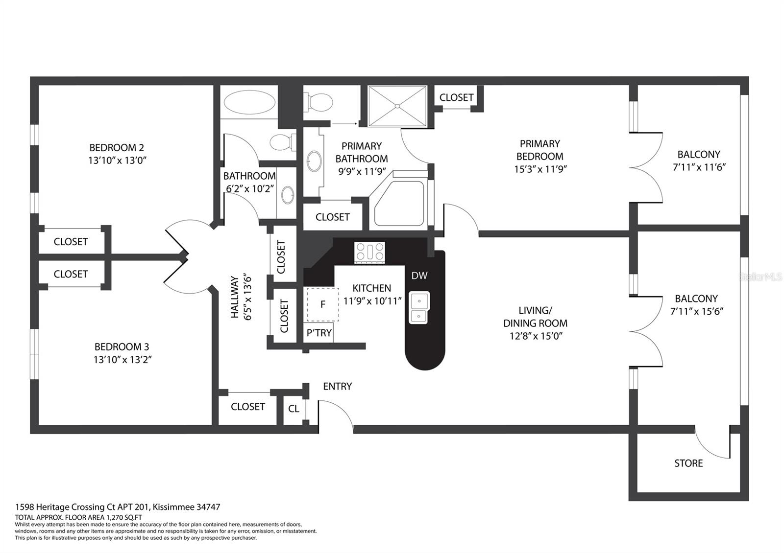 Image 2 of 36 For 1598 Heritage Crossing Court 201
