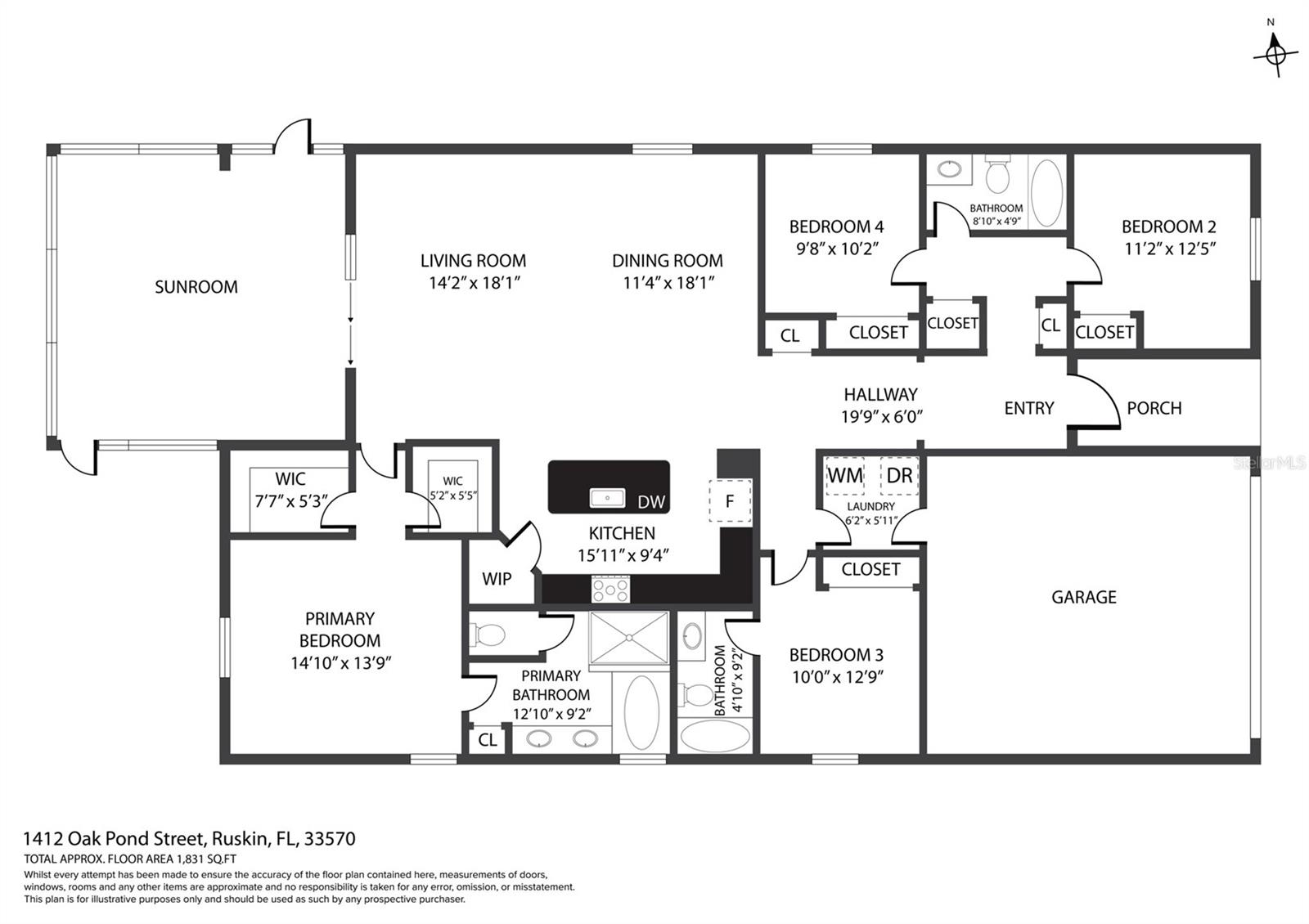 Image 36 of 36 For 1412 Oak Pond Street
