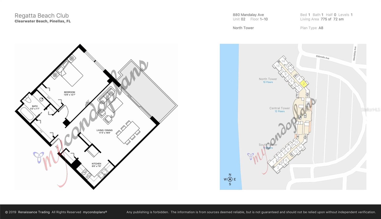 Image 58 of 58 For 880 Mandalay Avenue N1002
