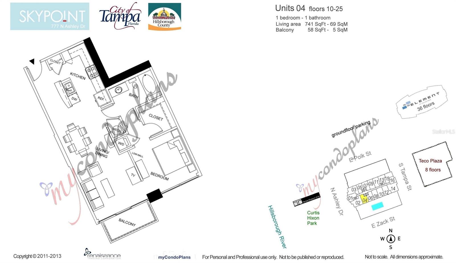 Image 26 of 26 For 777 Ashley Drive 1204