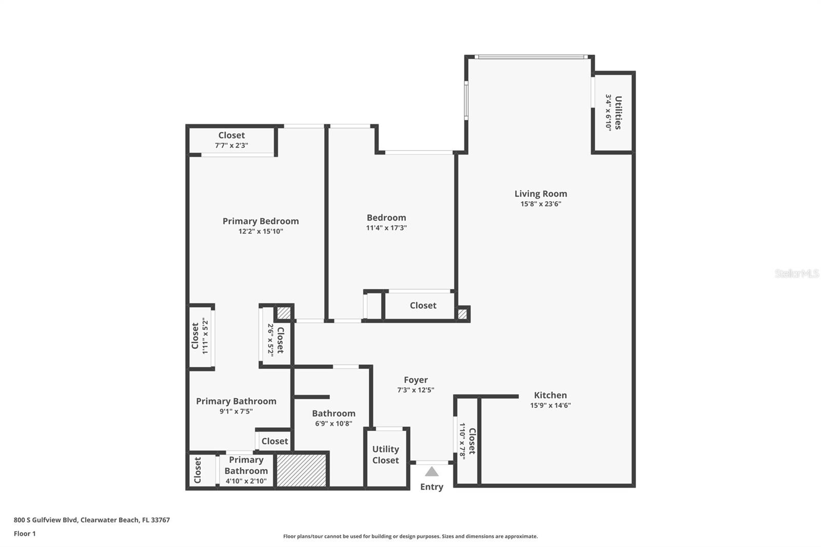 Image 25 of 34 For 800 Gulfview Boulevard 806